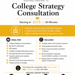 College Strategy Session